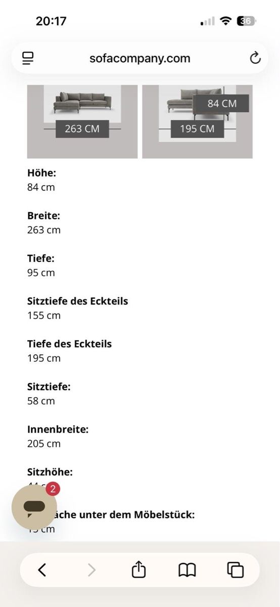 Sofas: Ecksofa NOA von Sofacompany – Neu (gemäss Beschreibung) aus Lyss von Fablinski23 2