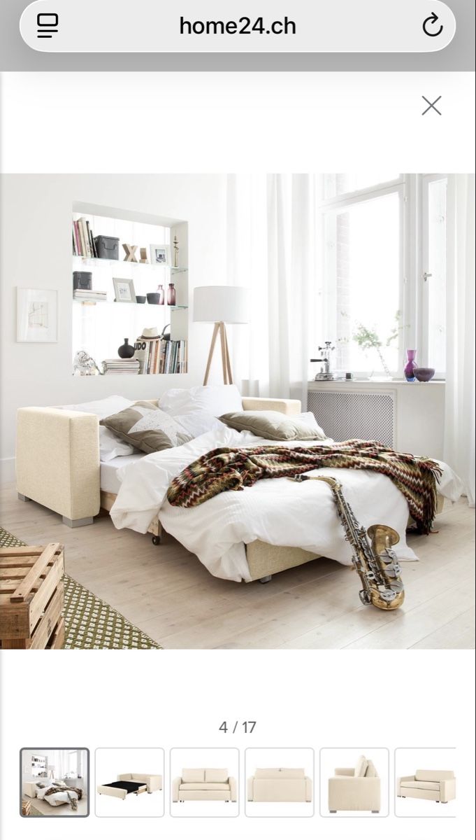 Divani: Schlafsofa LATINA Basic, Cremé, 193cm breit, Top Zustand! – Usato da Horw venduto da mirma 9