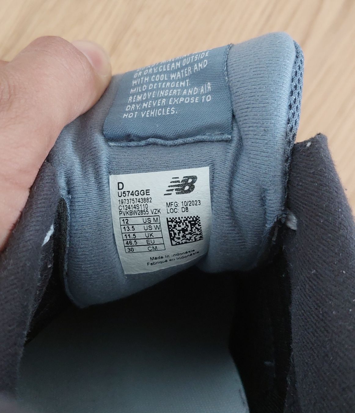 New Balance Chaussures hommes: New Balance 574 Blau, Grösse 46.5 – Neuf (Voir description) à Thun par thi_l885 4