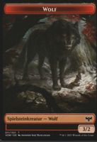 TCG Magic The Gathering MTG De VOW 011 T Token Wolf