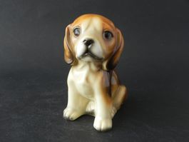 Porzellan Figur Hund Puppie - gemäss Bilder