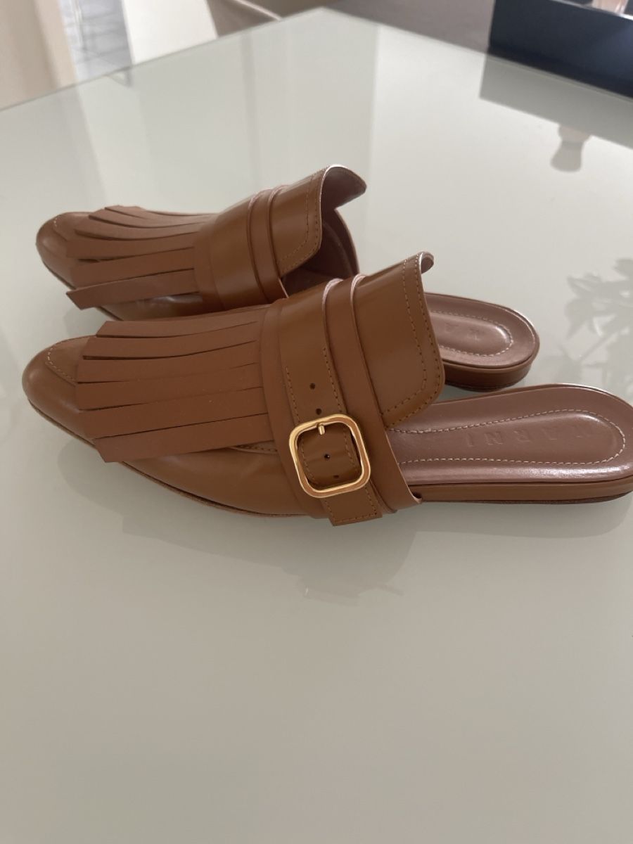 Marni Scarpe da donna: MARNI Leder Pantolette 39.5 – Usato da Meggen venduto da Danipol 1
