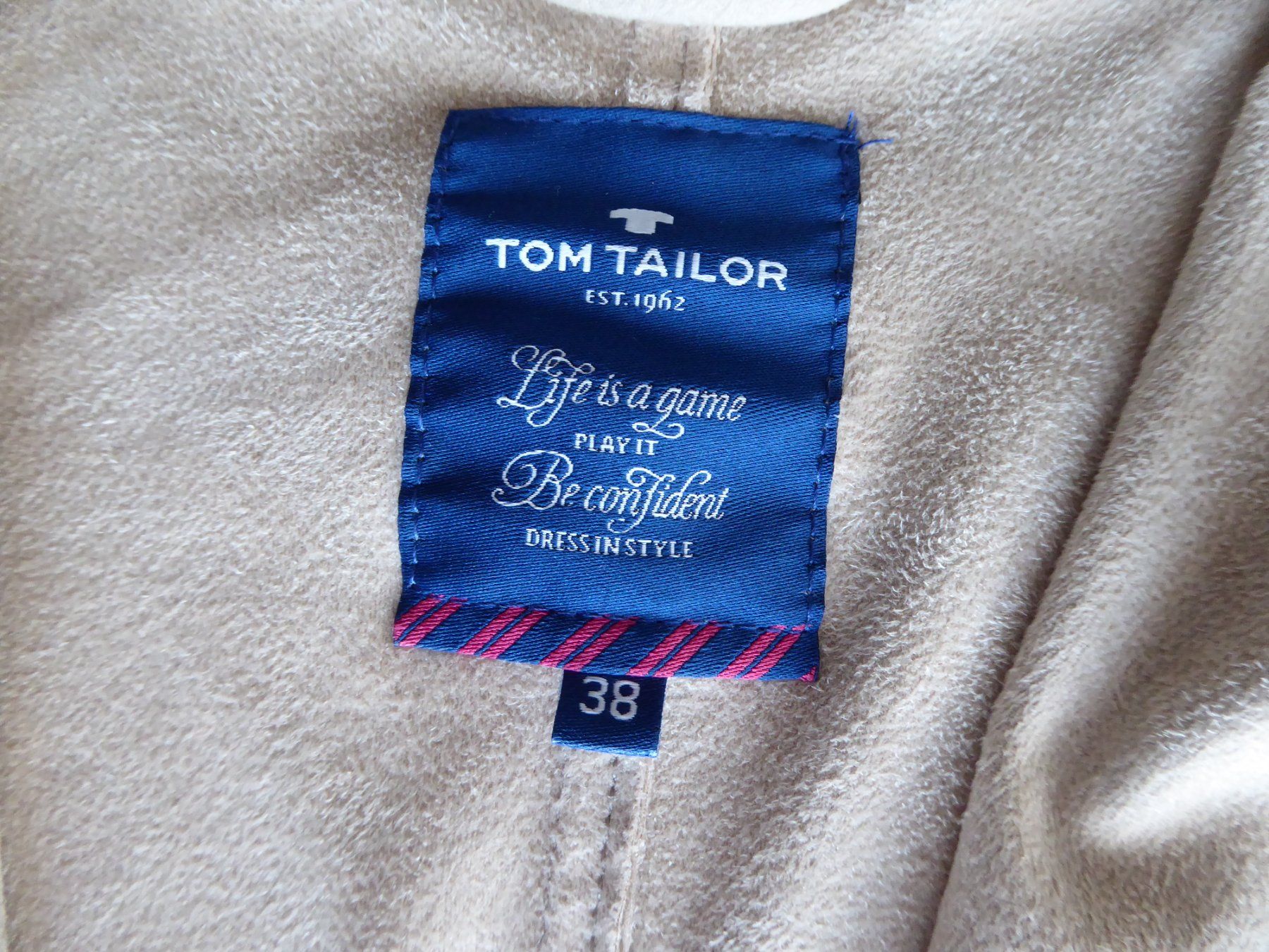 Tom Tailor Giacche: Jacke Tom Tailor beige Grösse 38 – Nuovo (secondo la descrizione) da Entlebuch venduto da roma6370 1