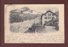 Glacier du RHÔNE - Belvédère - 1902 // pli d'angle //