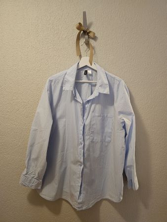 H&M Divided Hemd, hellblau gestreift, Gr. L, Top Zustand!