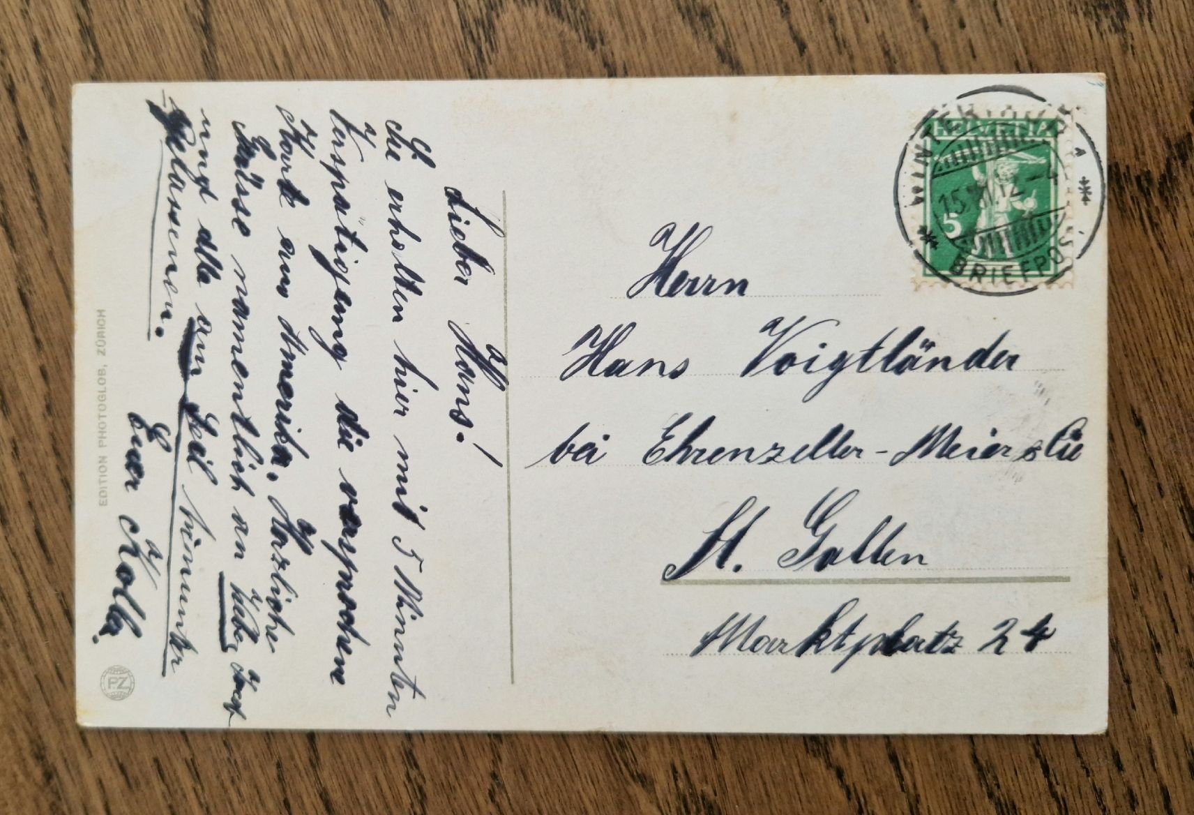 Cartoline postali: Luzern, Dampfschiff Uri, 1912 – Usato da Ebikon venduto da Donar50 2