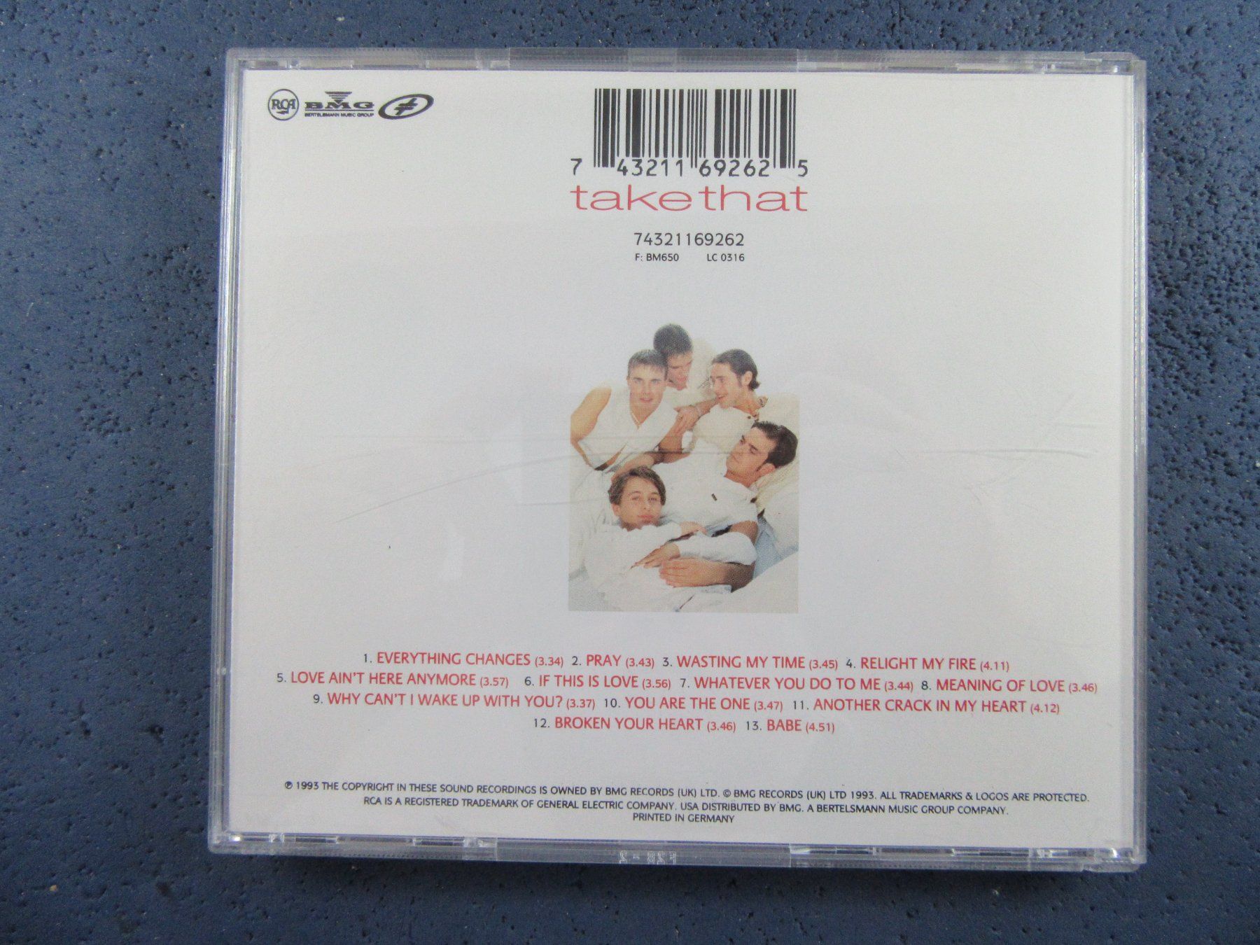 CD: TAKE THAT " EVERYTHING CHANGES " CD – Usato da Ettingen venduto da Hausi4711 1