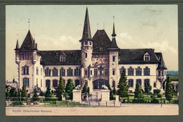 AK col Stadt Bern BE Historisches Museum, Litho ≈ 1920