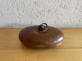 Antike Kupfer Bettflasche  "echt Vintage"