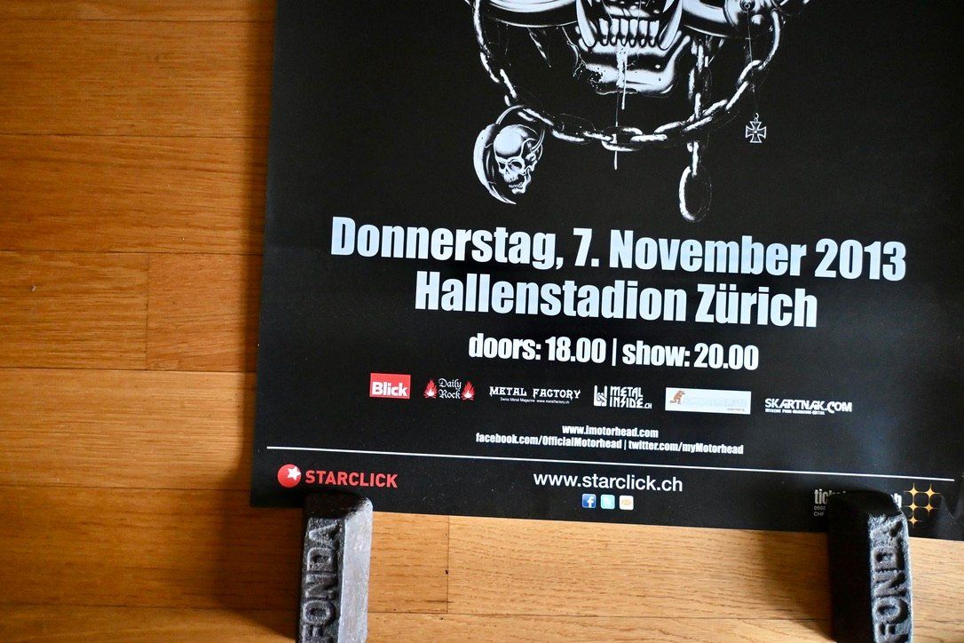 Schallplatten: Orginal Konzert MOTORHEAD Plakat 2013 Format 59 x 42cm – Gebraucht aus Pfaffhausen von mono_rec 5