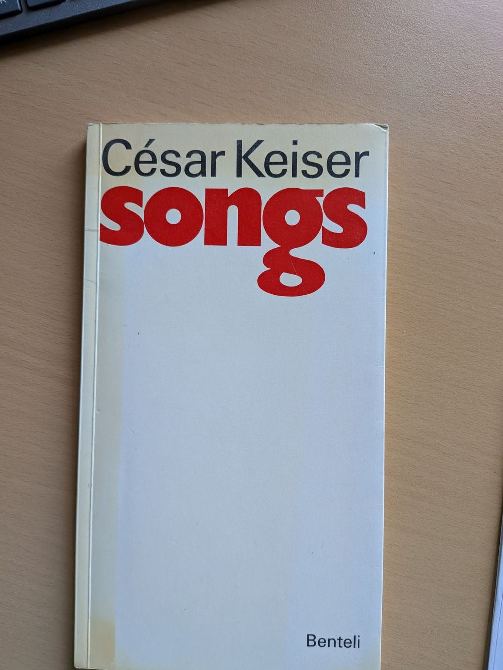 Libri: César Keiser: Songs – Usato da Rotkreuz venduto da eulennest