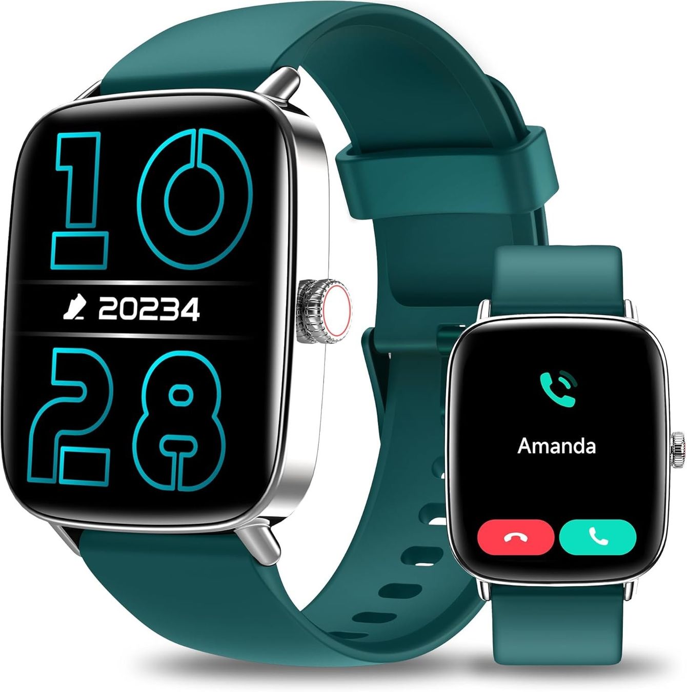 Smartwatch: Smartwatch Herren Damen mit Telefonfunktion - 1.85" – Nuovo (secondo la descrizione) da Subingen venduto da Rsteiner