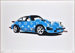 Death NYC Ltd Ed Pop Art Druck " Vuitton Porsche 911