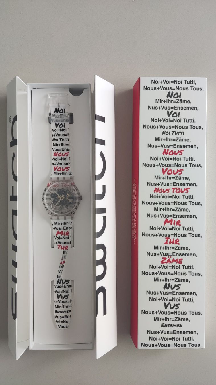 Swatch Orologi: Swatch Aktionäruhr 2026 – Nuovo e nell'imballaggio originale da Schmitten FR venduto da Littlepil