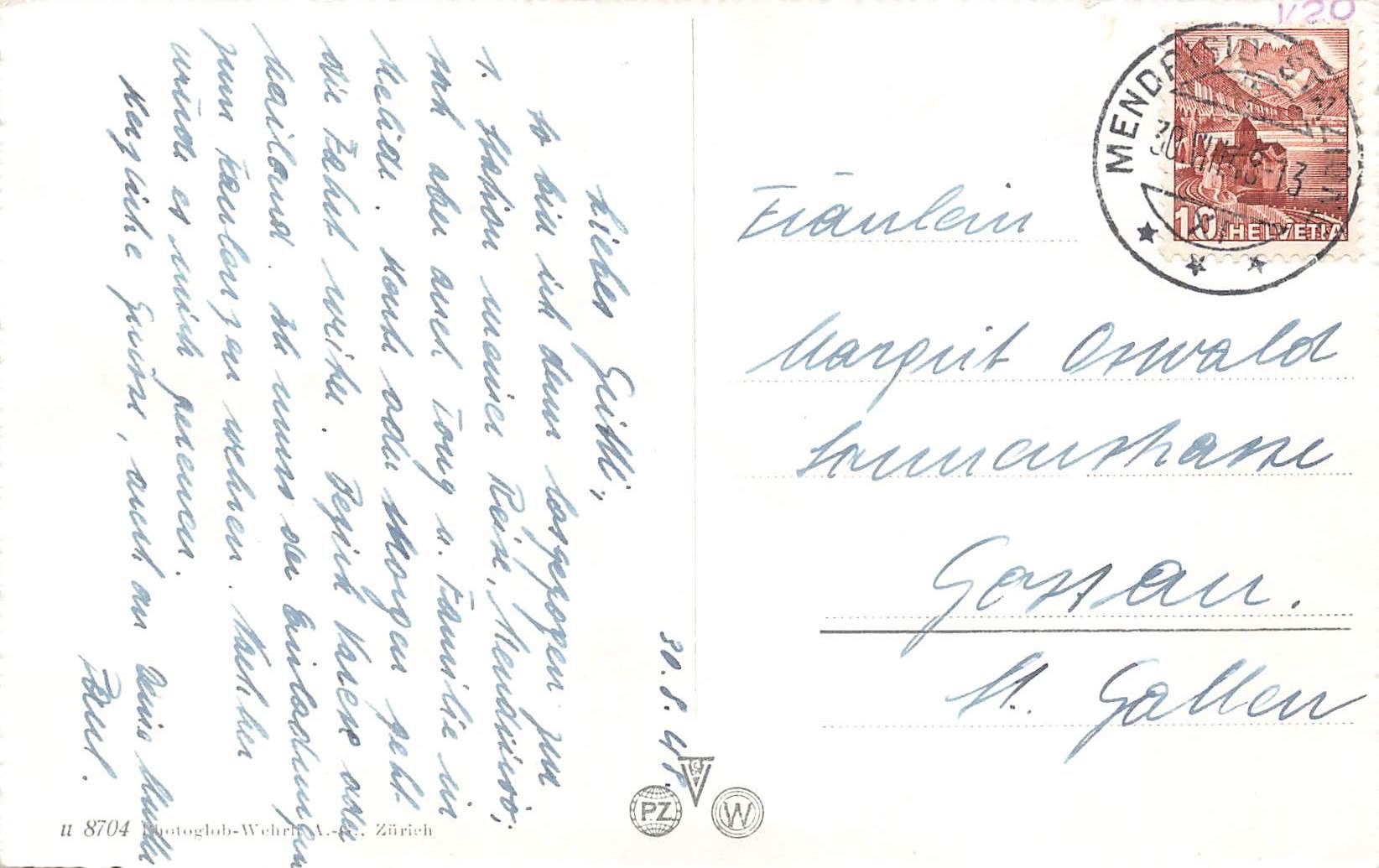 Cartoline postali: Mendresio – Usato da Biasca venduto da Blenio71 1