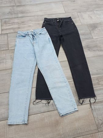 2 jeans femme Only 25/30 et 25/32, coupe droite