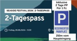 1x 2-Tagespass Seaside Festival Spiez 28+29.8. inkl VIP PP