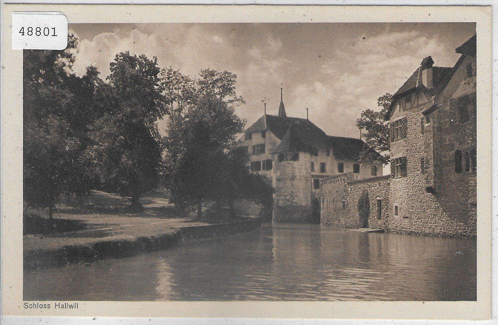 Ansichtskarten: Schloss Hallwil – Gebraucht aus Ettingen von Kartenplanet