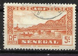 Senegal 1935: Faidherbe-Brücke Saint-Louis