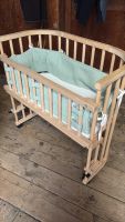 Baby Bay Original Beistellbett m. Rollen, Nestchen, Matratze