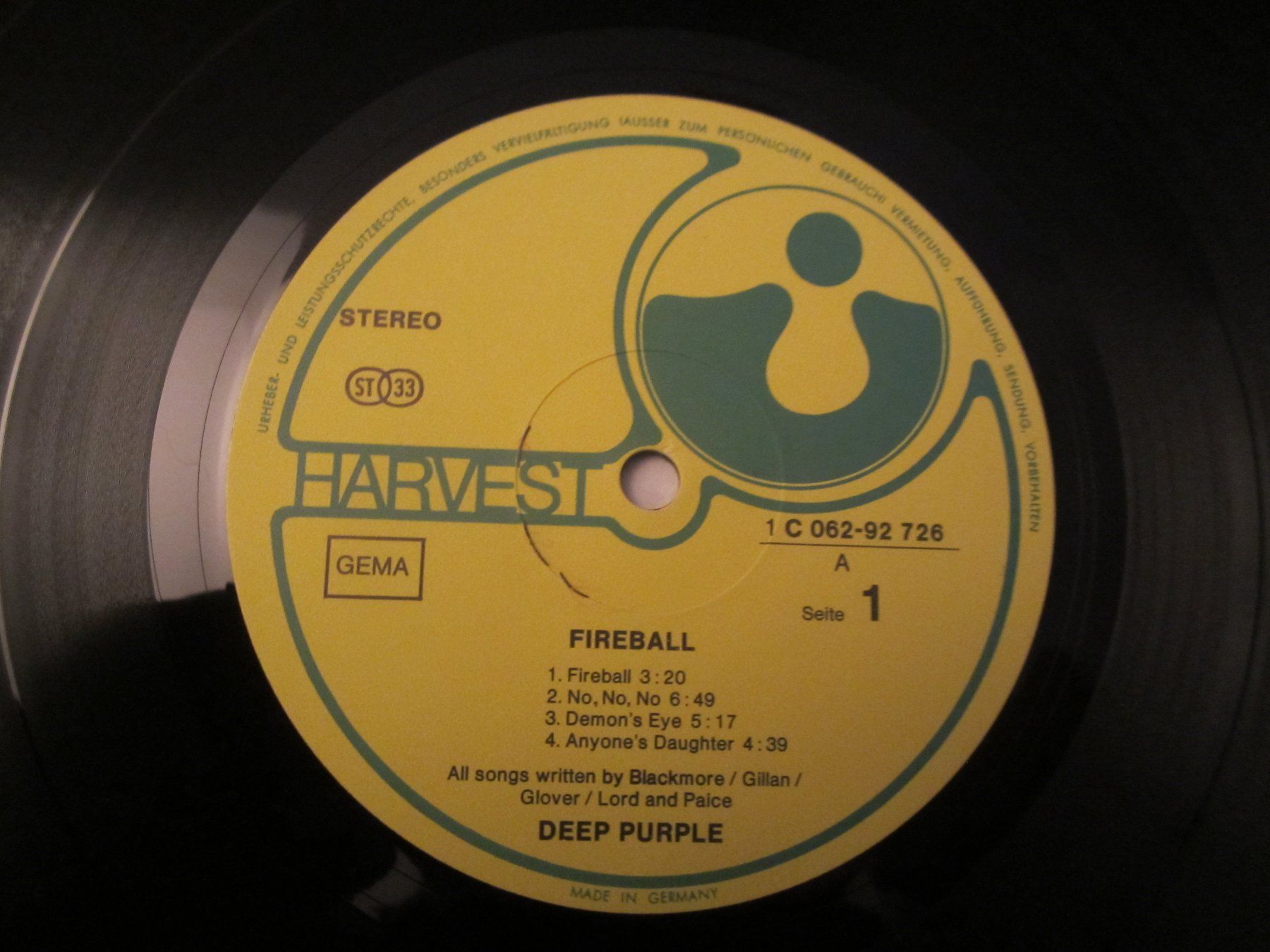 Schallplatten: LP:DEEP PURPLE-FIREBALL!!! EMI MADE IN GERMANY !!! – Gebraucht aus Volketswil von nemo2000 4