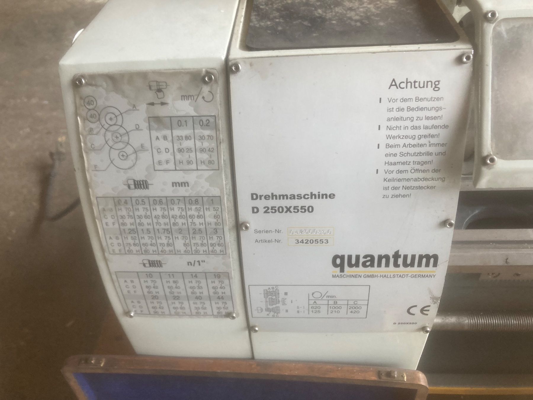Tutte le macchine: Drehbank – Usato da Wangen an der Aare venduto da Smoll5 2