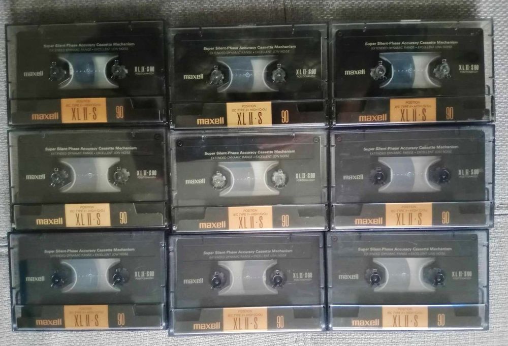 MAXELL XLII-S 90 / 9 x cassettes MC - années 80 (Gebraucht) in Le Locle ...