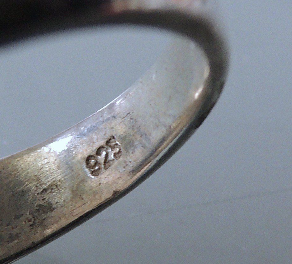 Anelli: Labradorit Silber 925 Fingerring – Nuovo e nell'imballaggio originale da Waldenburg venduto da schaller707 6