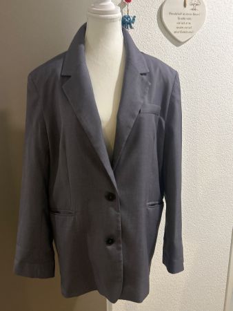 Blazer grau von Bershka Gr. S