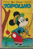 Edizione Italiana Disney TOPOLINO #406 SEPT 8 1963 Vintage