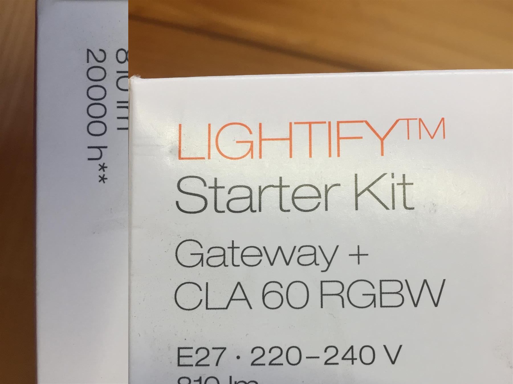 Lampade: Wifi Smart Home LED Lightify Osram Starterkit Lampe E27-391 – Nuovo e nell'imballaggio originale da Recherswil venduto da paulchen09 2