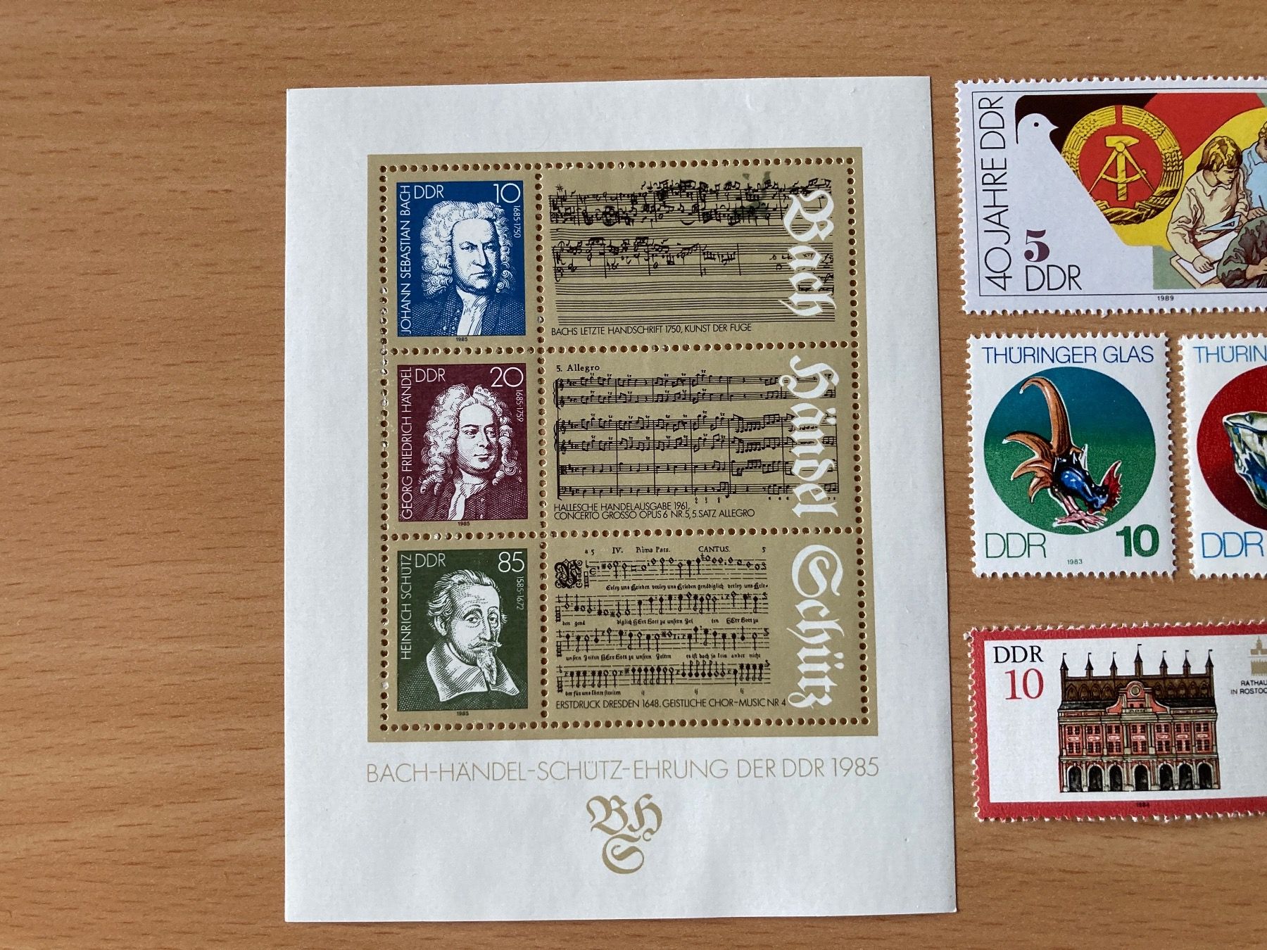 Tutti i francobolli: Briefmarken DDR postfrisch mit Gummi – Nuovo (secondo la descrizione) da Lütisburg venduto da wiesenpippau 1