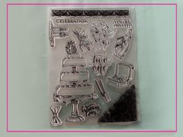 Hochzeit Motive und Texte / 20x15cm - Silikonstempel