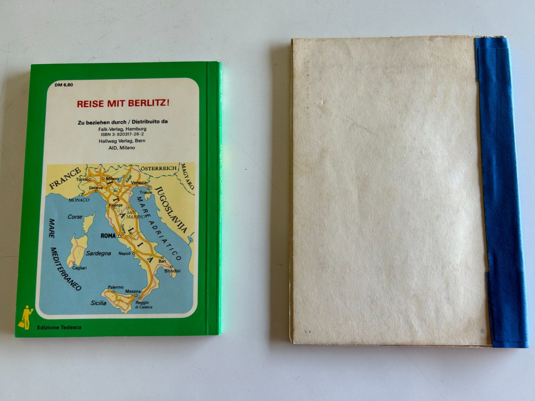 Libri: Reisetagebuch Rom 1959 & Reiseführer Berlitz – Usato da Hagendorn venduto da Teora66 1