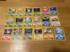 Pokemon 18x Vintage Karten EN