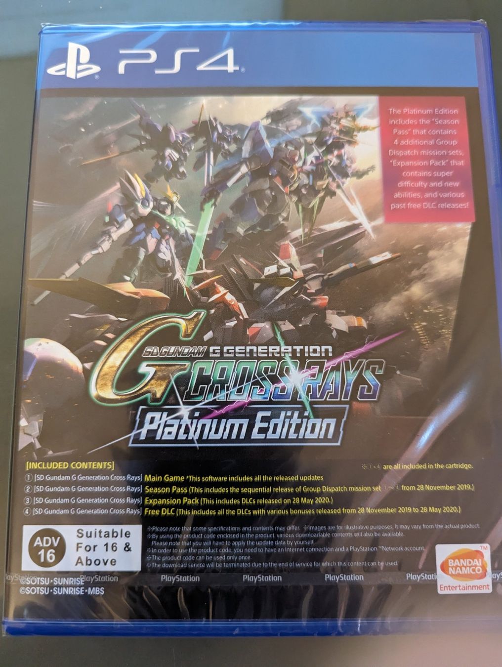 Sony Giochi: SD Gundam G Generation Cross Rays - Platinum Edition – Nuovo e nell'imballaggio originale da Seseglio venduto da Stebu74