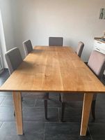 Massiver Echtholz Esstisch vom Schreiner 225x100 cm