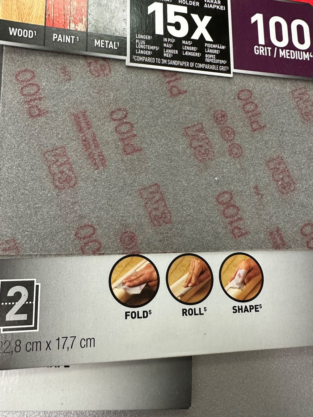 Smerigliatrici & Lucidatrici: Neue 3M Schleifblätter 100P – Nuovo e nell'imballaggio originale da Necker venduto da liq24 2