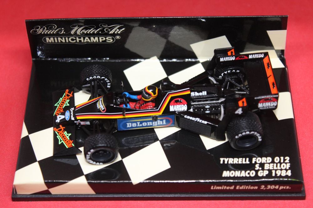 Minichamps 1/18 Tyrrell Ford 012 - Martin Brundle - GP Détroit 1984 - F1