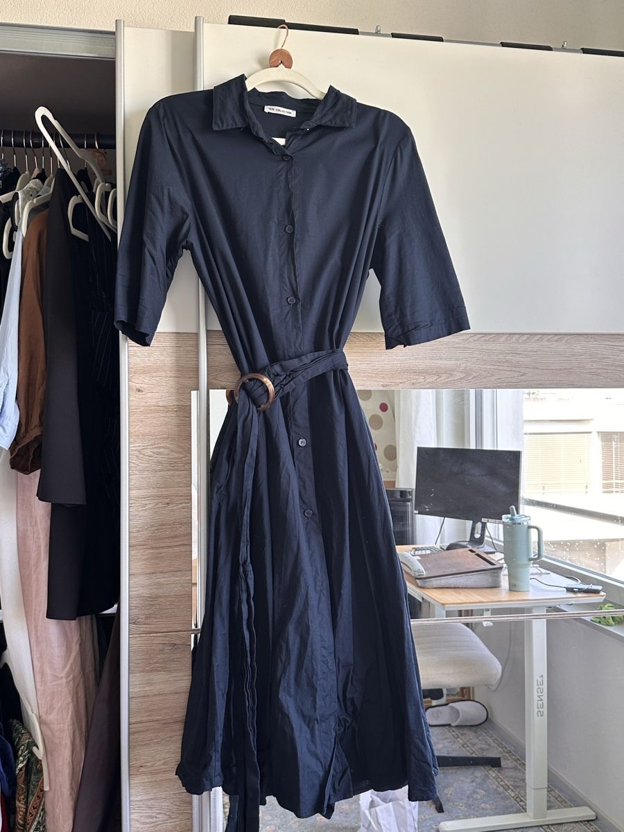 Vestiti: Bauwollenkleid S Dunkelblau – Nuovo (secondo la descrizione) da Zollikon venduto da lu0_df5p