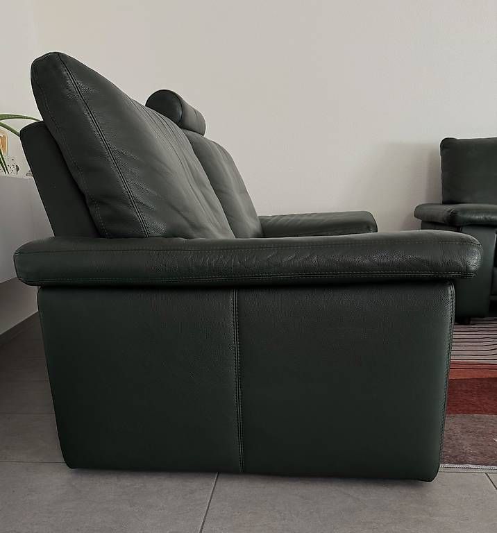 Divani: 2x Ledersofa & 2x Lederhocker – Usato da Baden venduto da laurent2025 3
