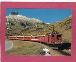 Oberalppasshöhe Rhätisch Bahn Glacier Express HGe 4/4