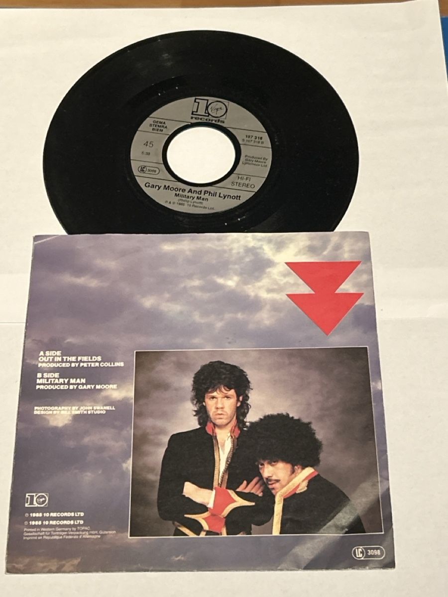 Schallplatten: Gary Moore / Phil Lynott. 1985. Out in the Fields – Gebraucht aus Faulensee von Mizuno06 1