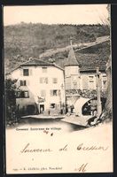 AK Cressier, Intérieur de village, 1901