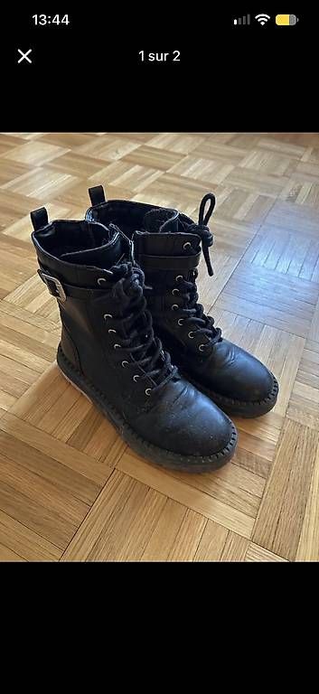 Chaussures filles: Bottines taille 35 – D'occasion à Morges par flo_68sd