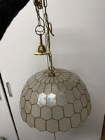 Schöne Deckenlampe aus Perlmutt Top Zustand Tiffany Style