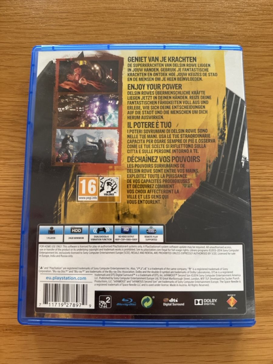 Jeux: inFamous Second Son (PS 4) – Neuf (Voir description) à Winterthur par Gabrele.Vullo020 1