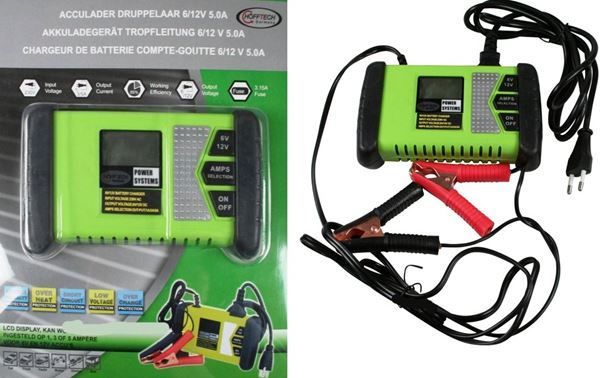 Akkus & Batterien: Batterie-Ladegerät 6 /12 Volt 5 Ampere – Neu und originalverpackt aus St. Gallen von schnaeppchen-preise 1