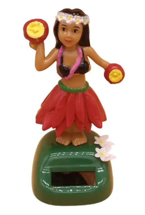 Aéttézoe Hula Tänzerin Wackelfigur - Auto Dashboard Deko 15cm