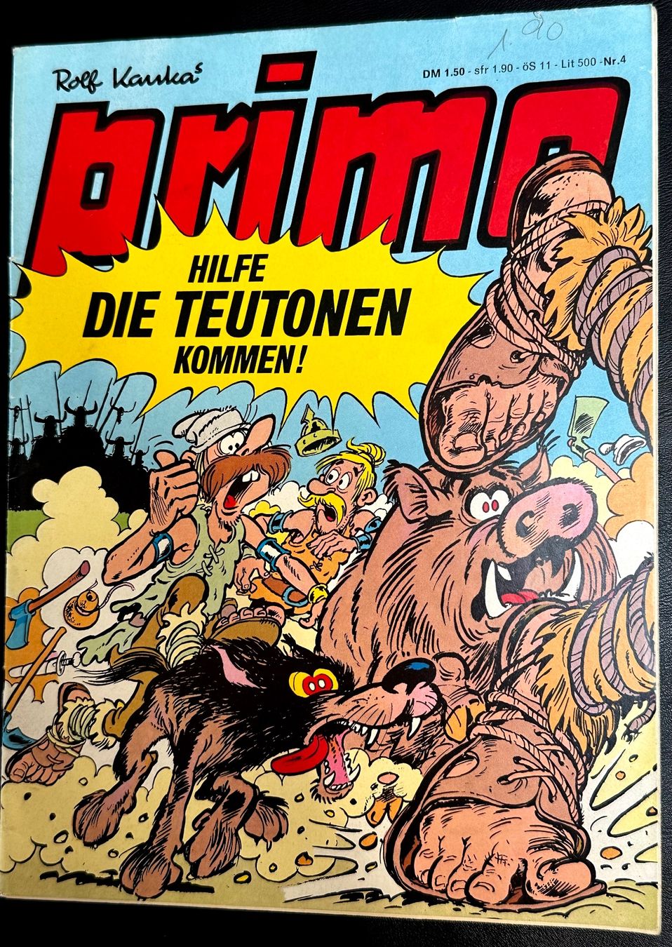 Comics: Primo Nr. 4 1974/1973, 100 Comics eingestellt ab 1.- – Gebraucht aus Seltisberg von quadartswiss